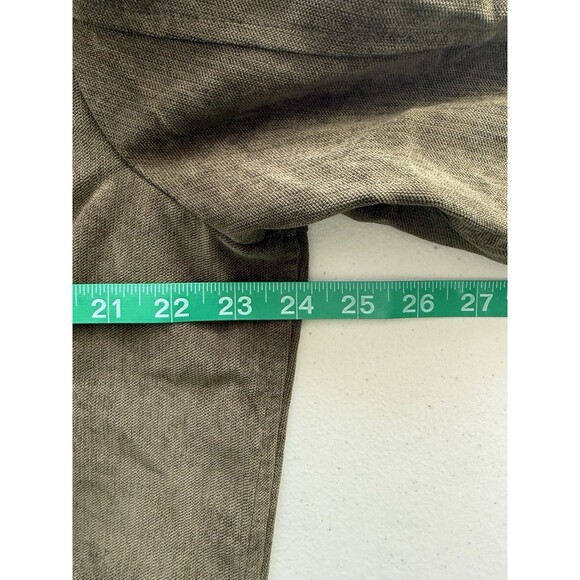 CJ Banks Women’s Green Faux Suede Jacket Quiet Luxury Minimalist Outerwear XL - Picture 8 of 10